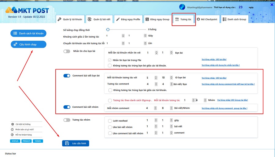 Hướng dẫn spam comment facebook 