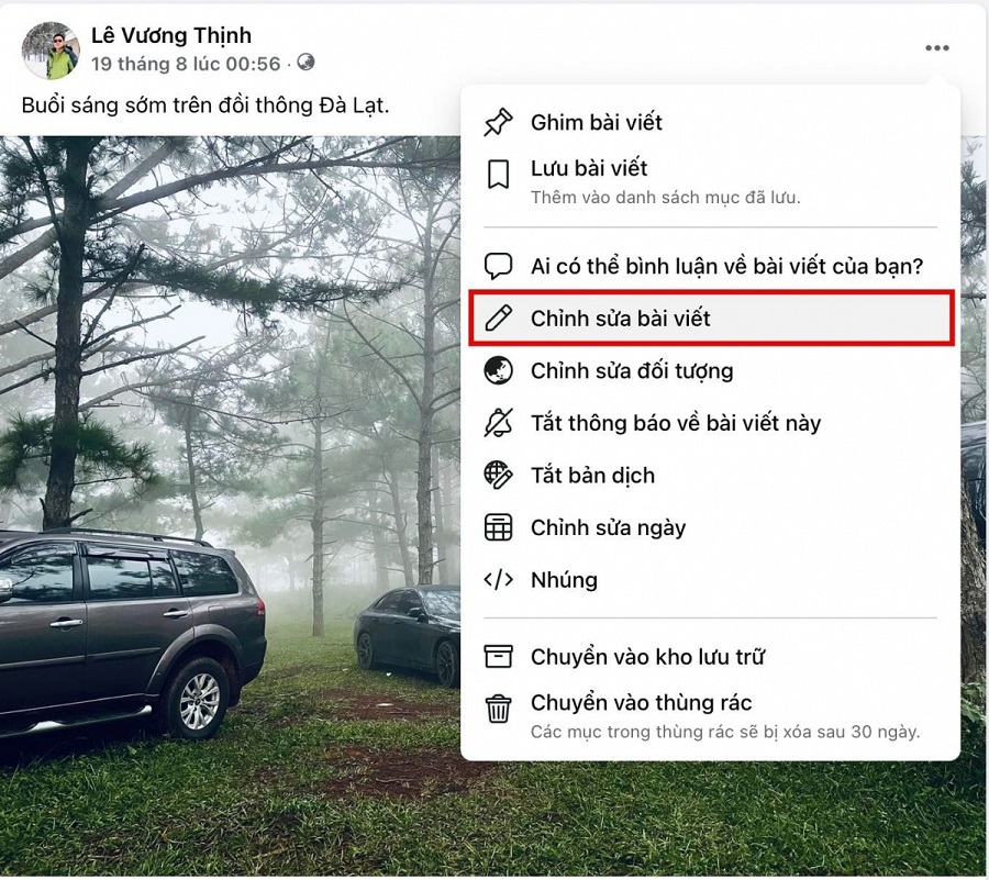 tài khoản Facebook bị bóp tương tác do chỉnh sửa bài đăng tài khoản Facebook bị bóp tương tác do chỉnh sửa bài đăng