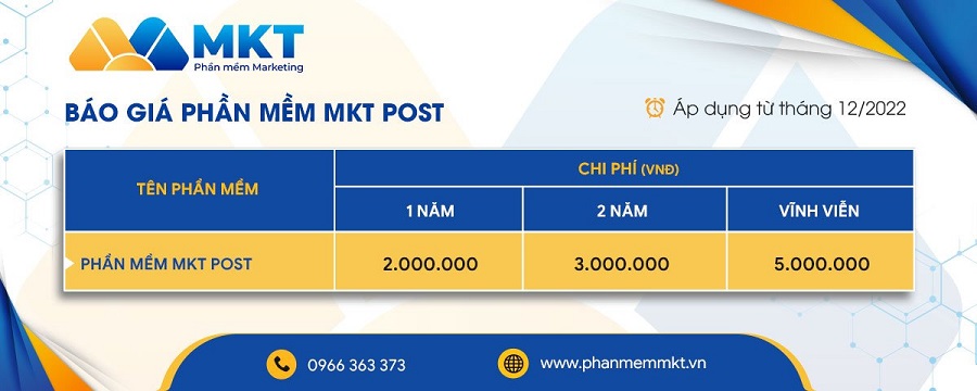 Phần mềm MKT Post Phần mềm MKT Post