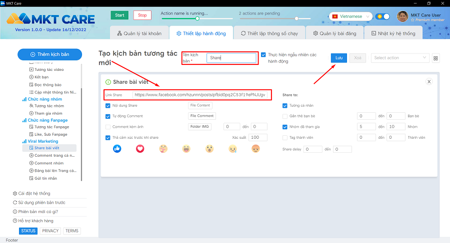 Phần mềm chia sẻ bài viết trên Facebook Phần mềm chia sẻ bài viết trên Facebook