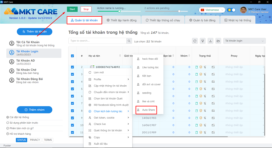 Phần mềm chia sẻ bài viết trên Facebook Phần mềm chia sẻ bài viết trên Facebook