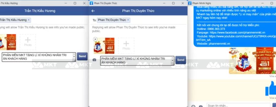 cách spam tin nhắn messenger