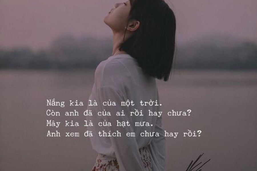 Status thả thính người yêu HOT 