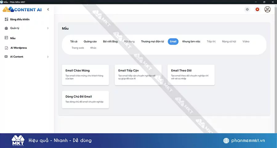 Content Ai Phần mềm Content Ai
