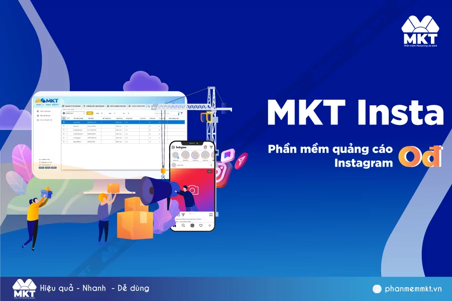 Phần mềm quảng cáo Instagram 0 đồng Phần mềm MKT Insta