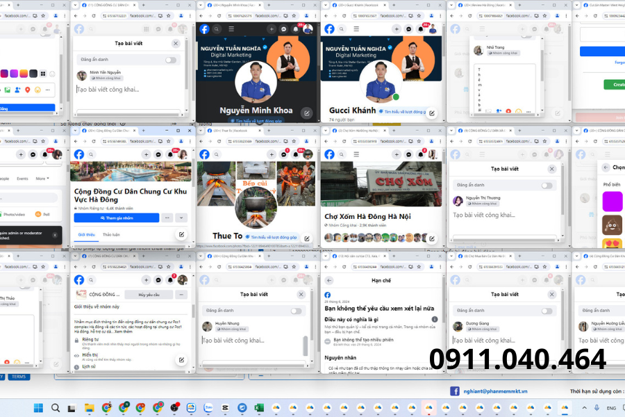 Phần mềm đăng bài lên nhiều nhóm facebook 