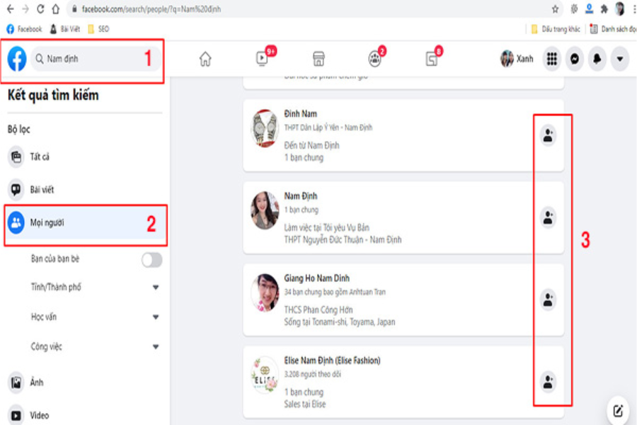 Cách tìm kiếm kết bạn trên Facebook Cách tìm kiếm kết bạn trên Facebook