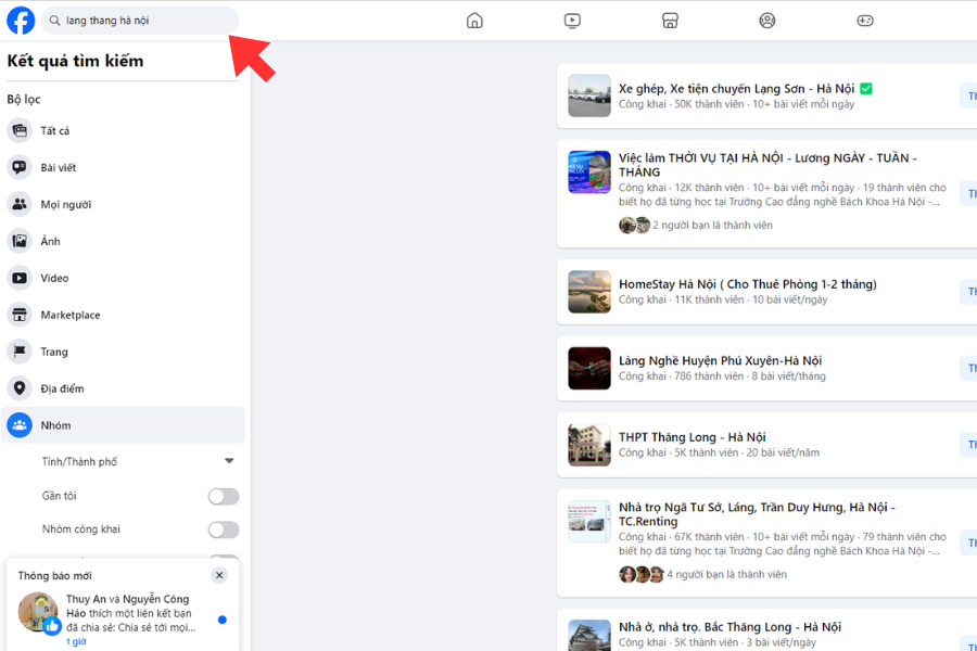 Các cách tìm kiếm kết bạn trên Facebook Tìm kiếm kết bạn trên Facebook
