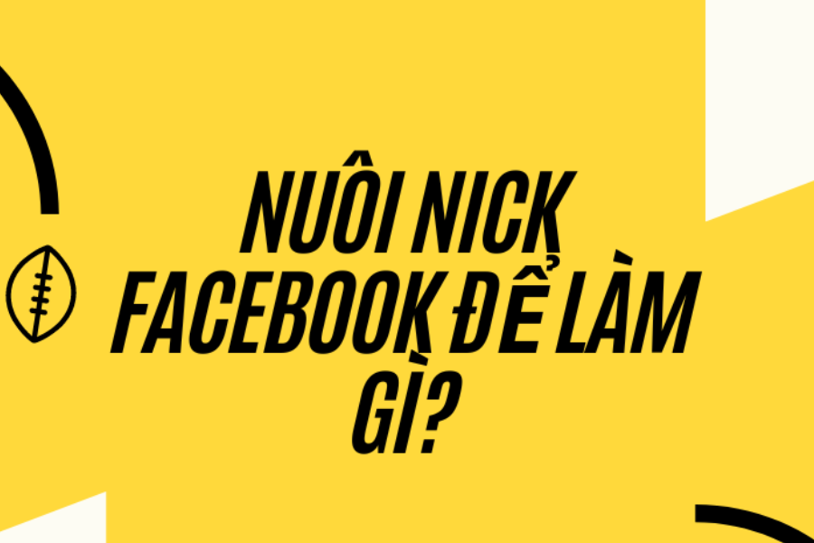 Nuôi nick facebook để làm gì Nuôi nick facebook để làm gì
